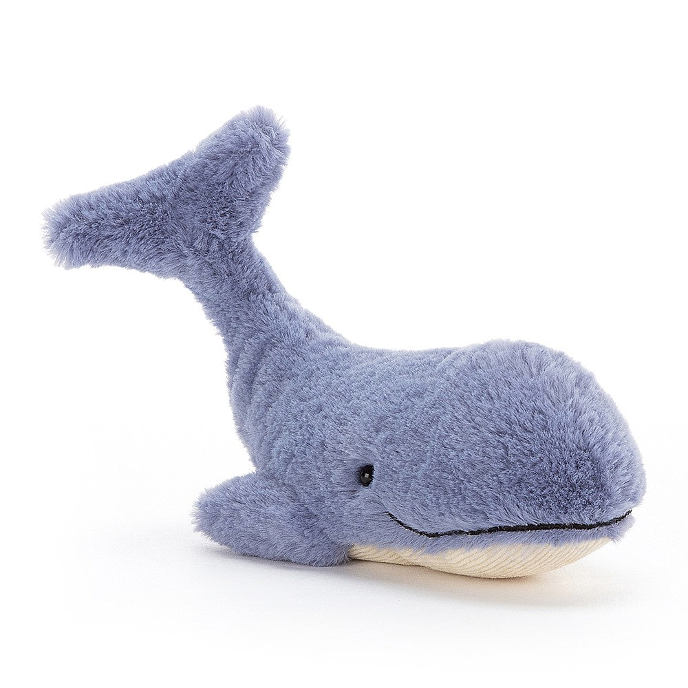 JellyCat Wilbur Whale Baby - Tiny H9cm | Little Baby.