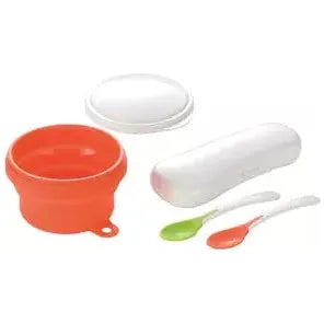 Richell Collapsible Bowl with Spoons