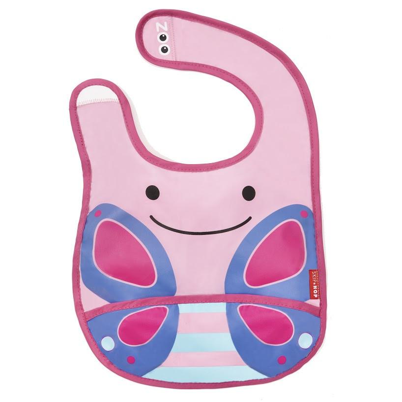 Skip Hop Zoo Tuck-Away Bib - Butterfly | Little Baby.