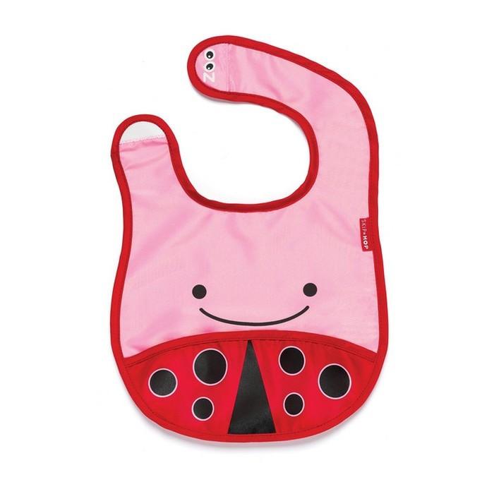 Skip Hop Zoo Tuck-Away Bib - Ladybug | Little Baby.