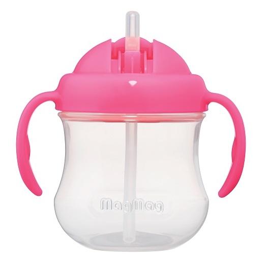 Pigeon MagMag Straw Cup (for 8 months onwards) Pink | Little Baby.