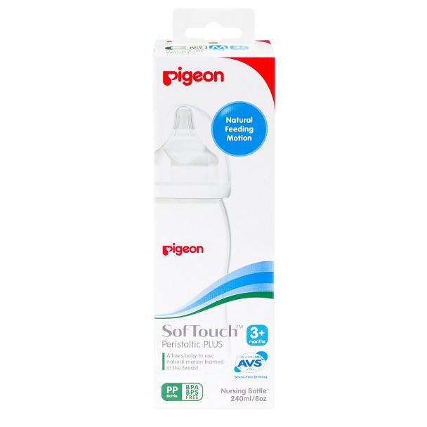 Pigeon Wide-Neck Nursing Bottle – PP (Polypropylene) 240ml | Little Baby.