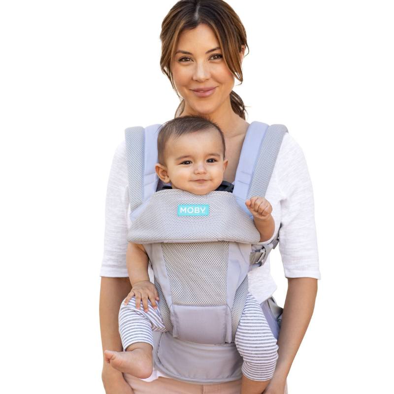 MOBY Move 4 Position Carrier - Glacier Grey | Little Baby.