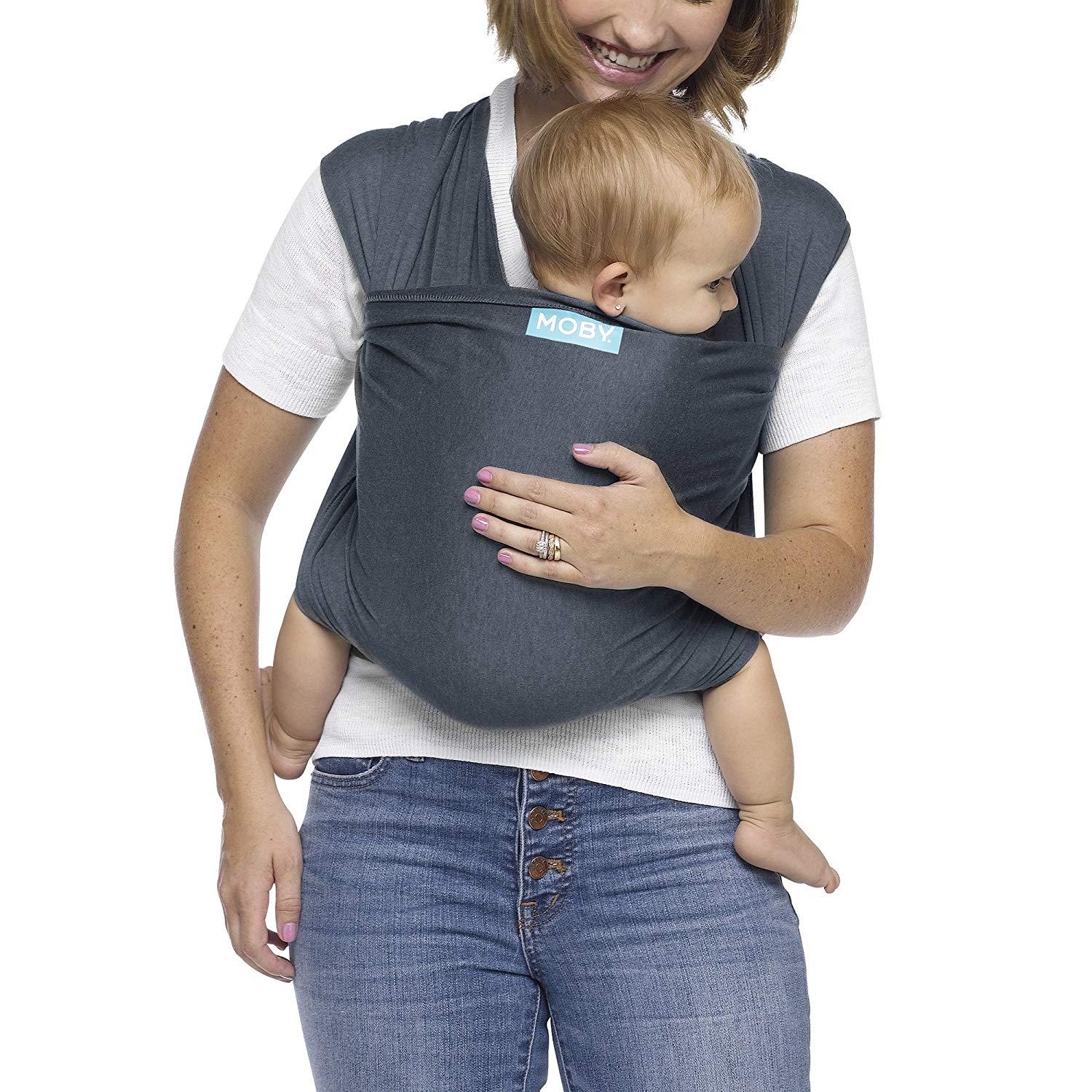 MOBY Wrap Evolution - Denim | Little Baby.