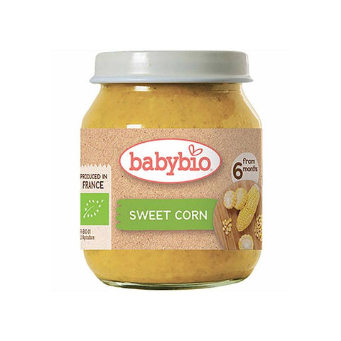 Babybio Organic Sweet Corn (6 mos.), 130 g | Little Baby.