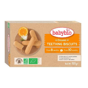Babybio Organic Teething Biscuits (6 x 4), 120 g | Little Baby.