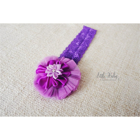 Little Em's Headband A1 - Purple | Little Baby.