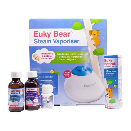 Euky Bear Steam Vaporiser Starter Kit  (With 3-pin SG plug) | Little Baby.