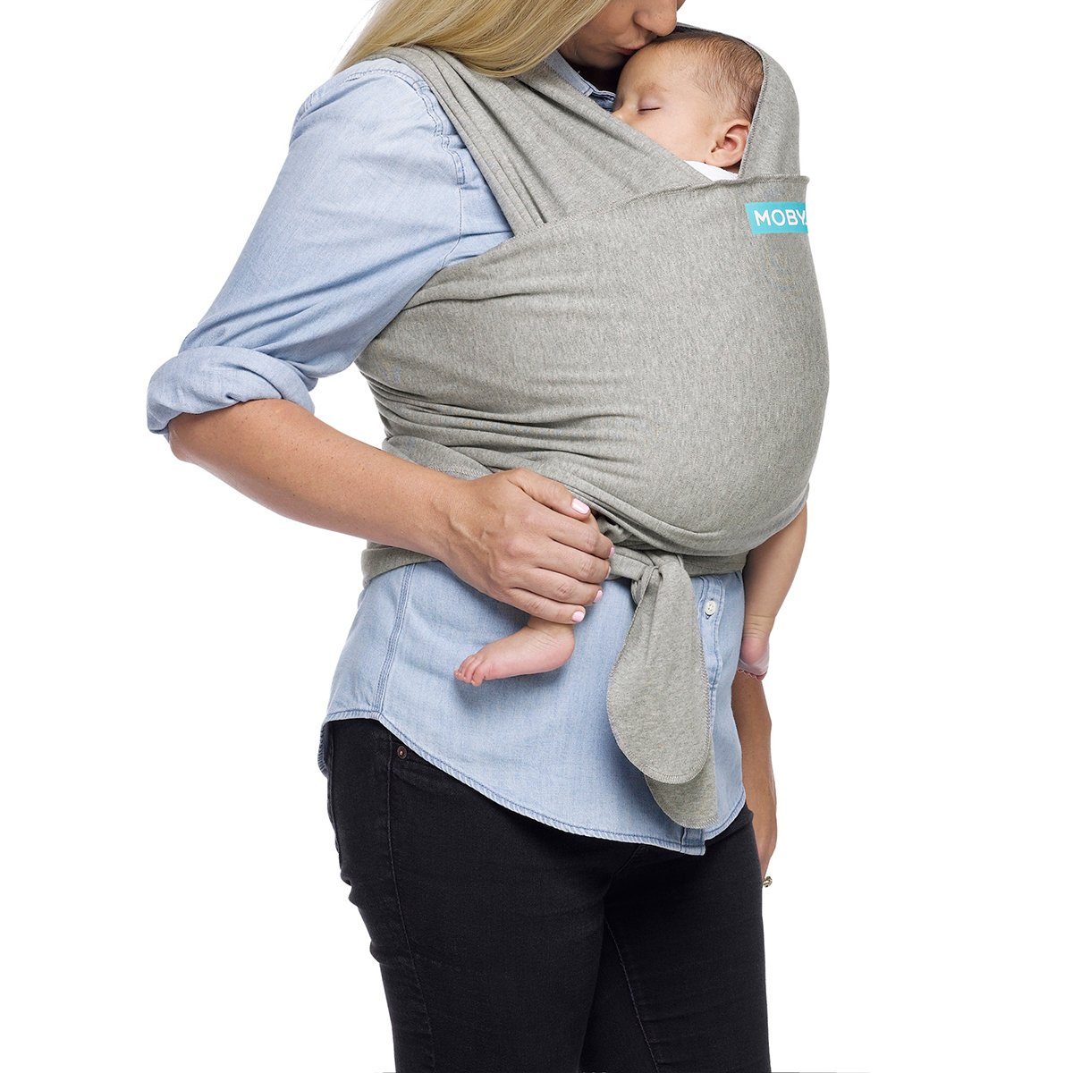 MOBY Classic Wrap - Gray | Little Baby.