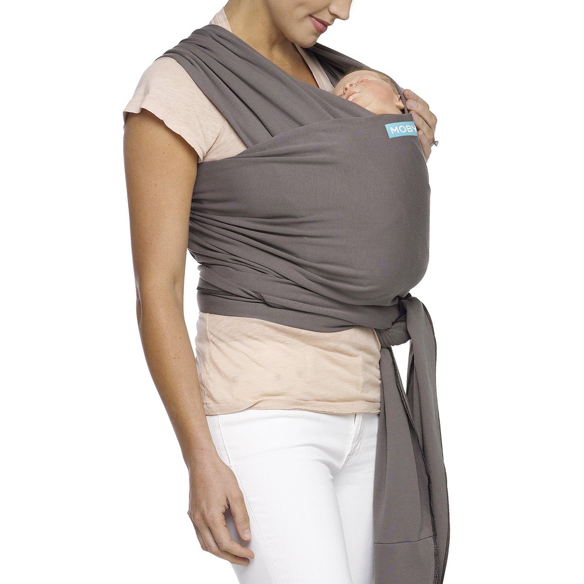 MOBY Wrap Classic 100% Cotton - Slate | Little Baby.