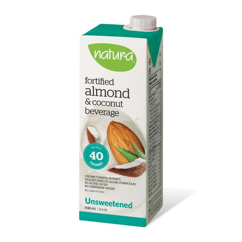 Natur-a Enriched Almond Beverage - Coconut Unsweetened, 946 ml. | Little Baby.