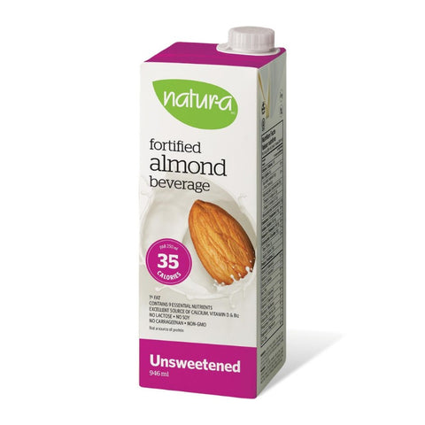 Natur-a Enriched Almond Beverage - Unsweetened, 946 ml. | Little Baby.