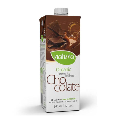 Natur-a Enriched Soy Beverage - Chocolate (Organic), 946 ml. | Little Baby.