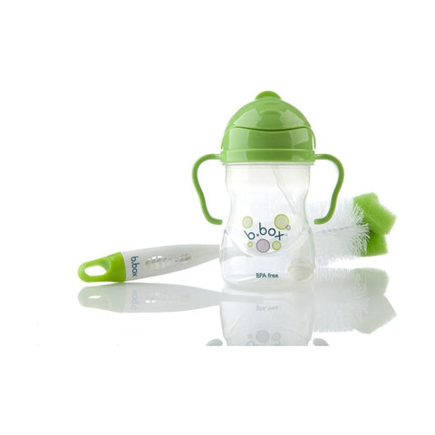 B.Box 2-in-1 Bottle and Teat cleaner (Lime) | Little Baby.