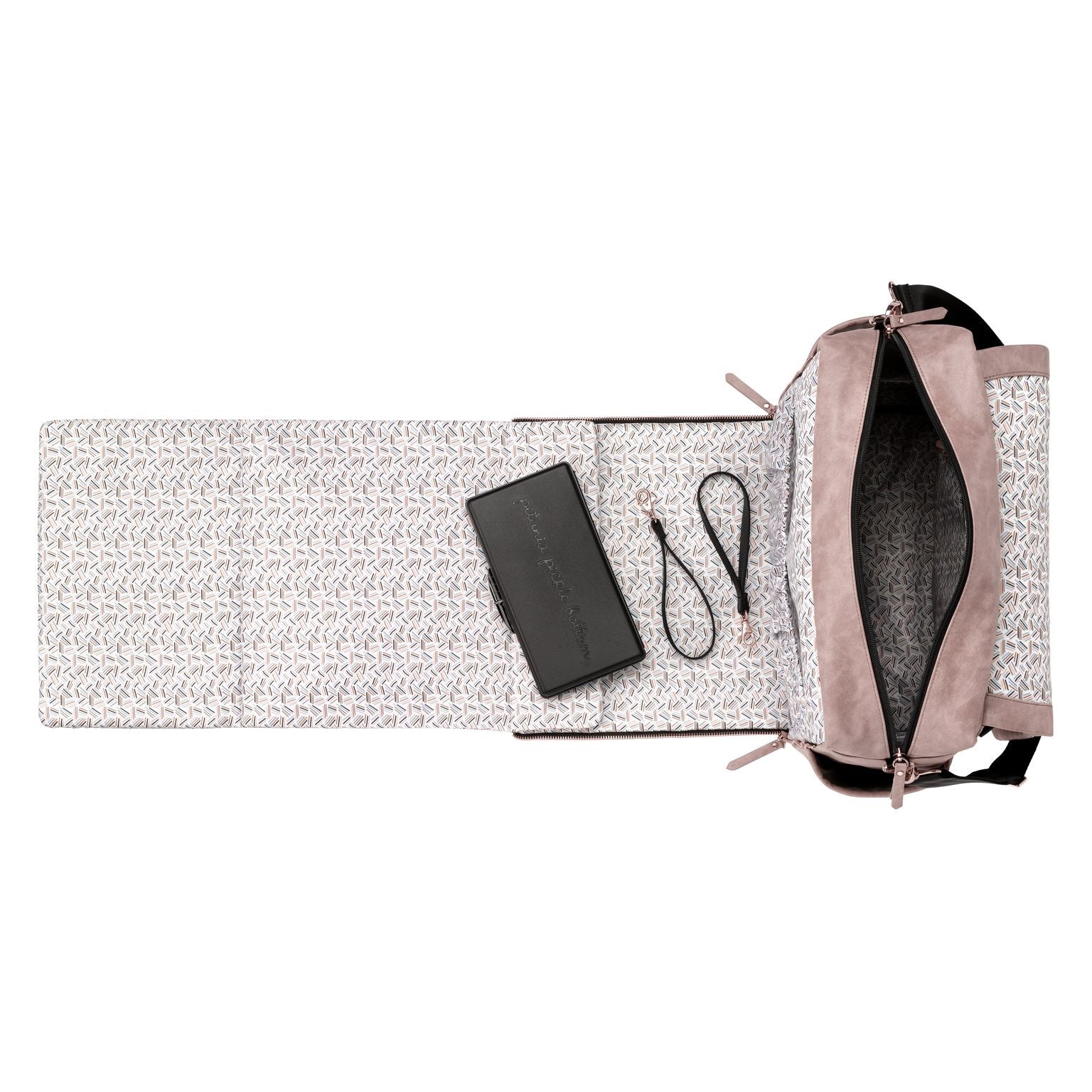 Petunia Pickle Bottom Boxy Backpack: Dusty Rose Matte Leatherette