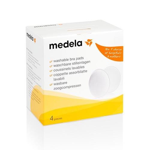 Medela 100% Cotton Washable Bra Pads (4PCS) | Little Baby.