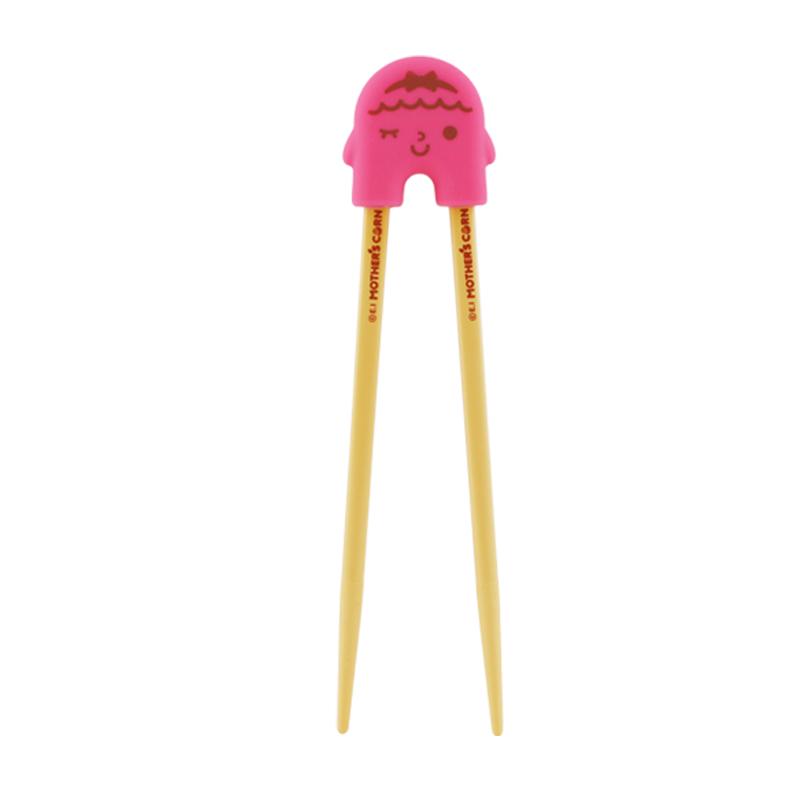 Mother's Corn Training Chopsticks - Pink | Little Baby.