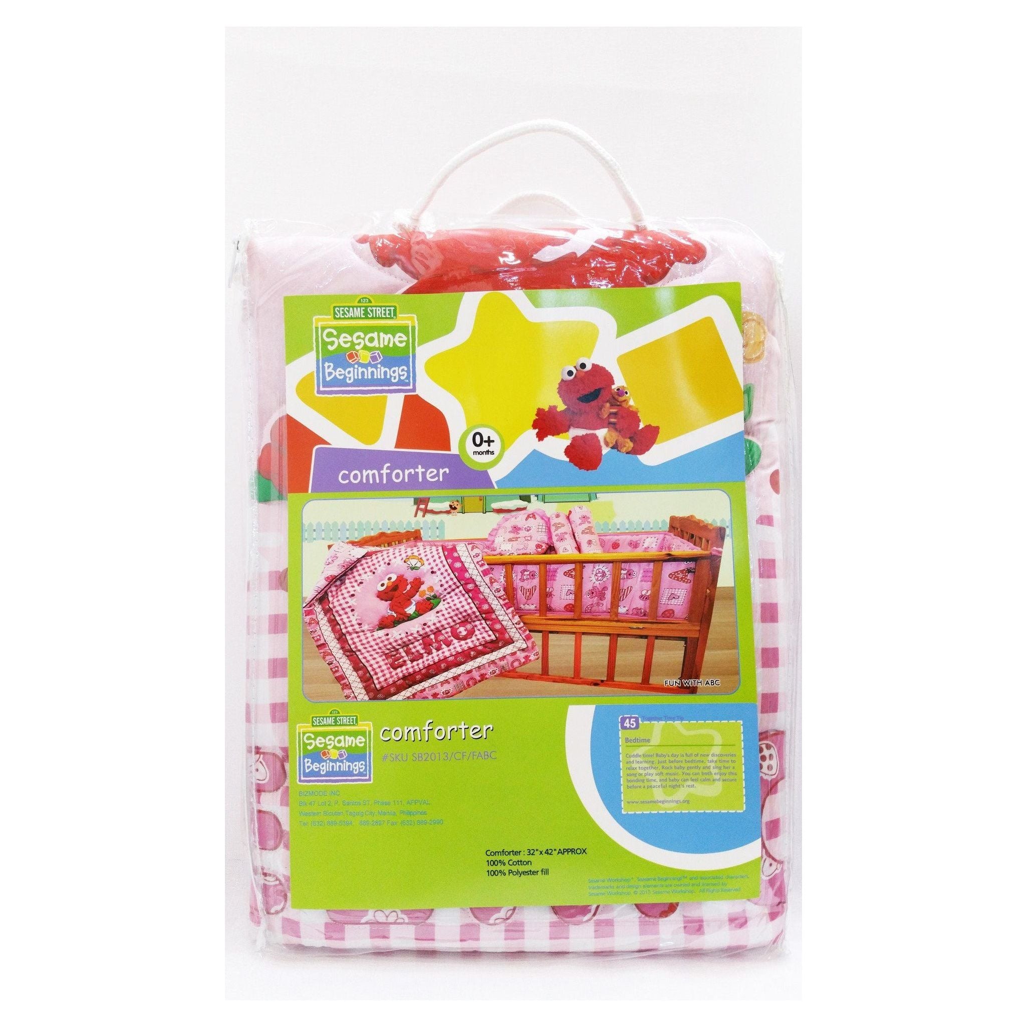 Sesame Comforter Set ABC Pink | Little Baby.