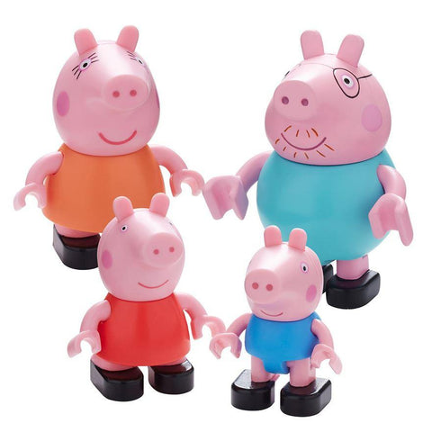 PEPPA PIG - Family Construction Figure Pack | Little Baby.