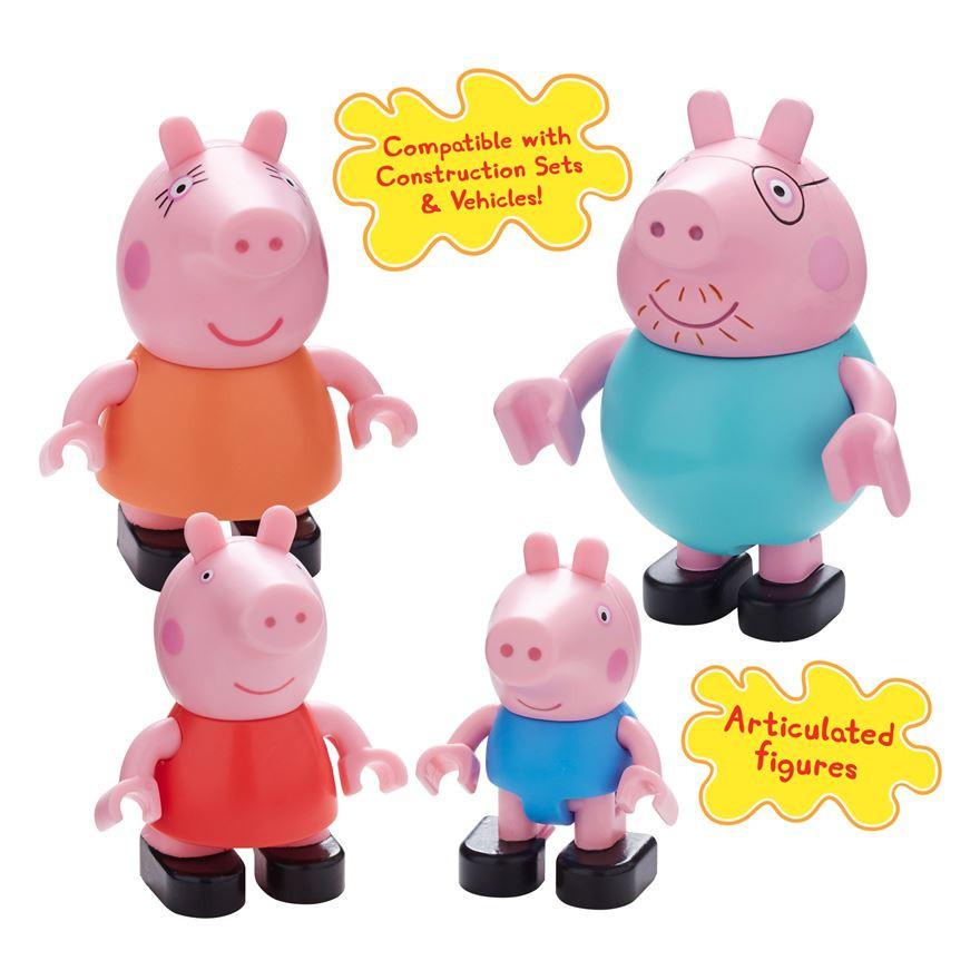 PEPPA PIG - Family Construction Figure Pack | Little Baby.