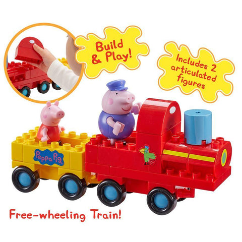 PEPPA PIG - Grandpa Pig’s Train Construction Set | Little Baby.