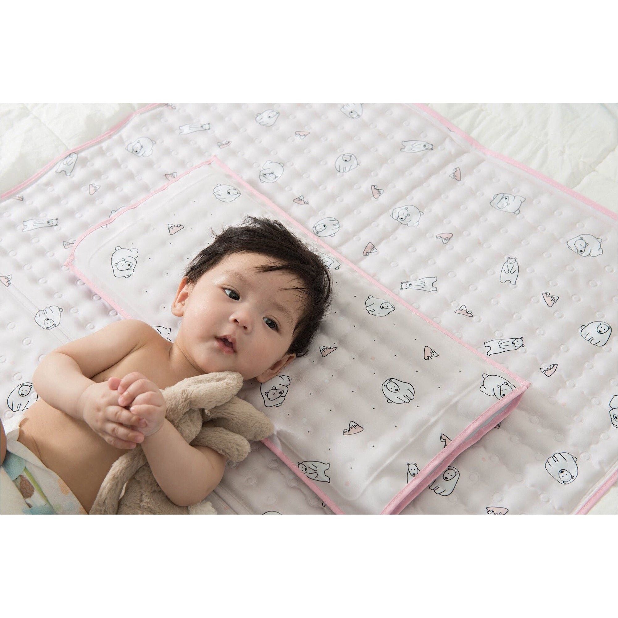 Hi Jell-O Cool Mat - Polar Bear Pink | Little Baby.