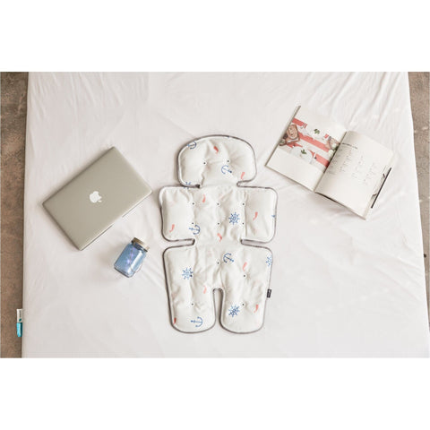 Hi Jell-O-Cool Stroller Liner - Pink Whale | Little Baby.