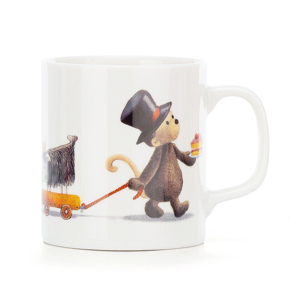 Jellycat Bashful Monkey Bowl, Cup & Plate Set