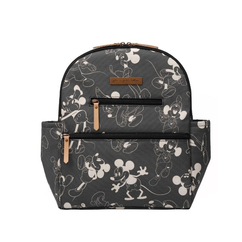 Petunia Pickle Bottom Ace Backpack In Mickey's 90th Vintage Black & White | Little Baby.