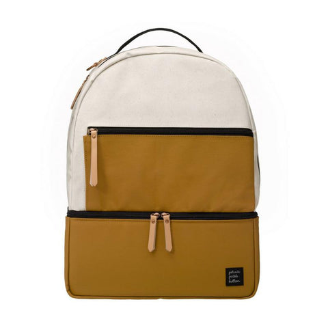 Petunia Pickle Bottom Axis Backpack: Caramel/Black | Little Baby.