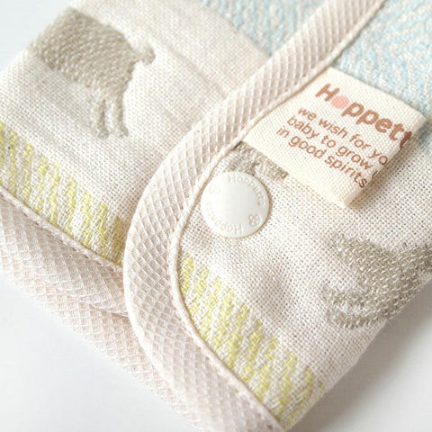 Hoppetta Lapin 6-fold gauze drool pad long | Little Baby.