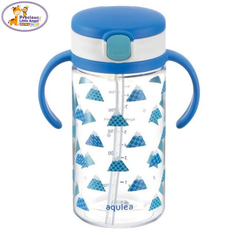 Richell Aqulea Clear Straw Bottle Mug (320ml)