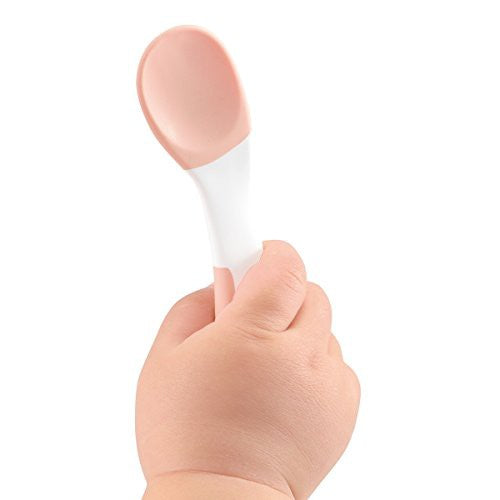 Richell T.L.I Easy-Grip Spoon & Fork with Case 2Set