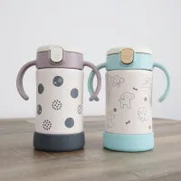 Richell T.L.I. Insulated Straw Bottle Cup SD (300ml)