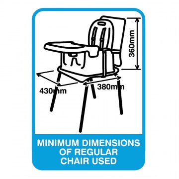 Lucky Baby Goodee™ Booster Seat (Assorted Designs)