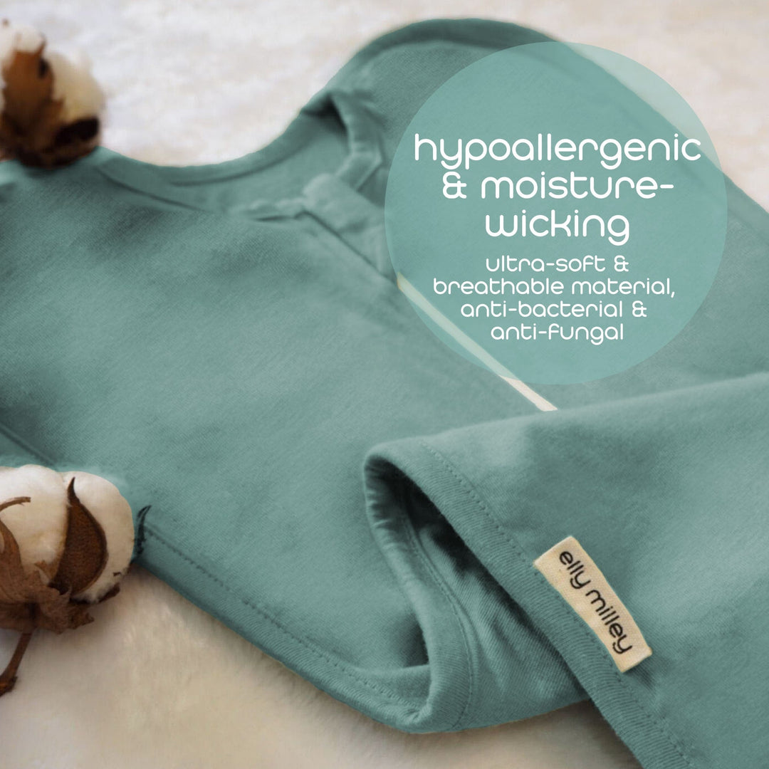 hypoallergenic swaddle moisture wicking material soft and gentle for baby