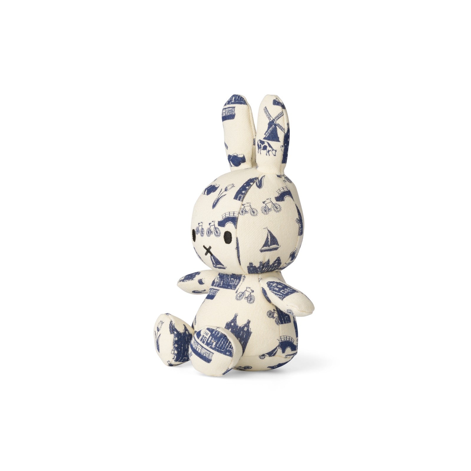 Miffy Sitting Dutch Denim 23cm