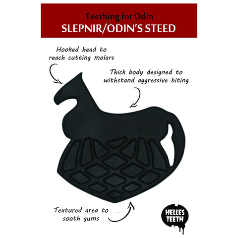 Helles Teeth Odin's Steed Teether (Glacial Green) | Little Baby.