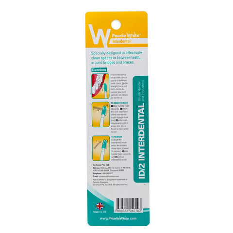 ID/2 Interdental Brush Handle | with 2 Interdental Brushes | Little Baby.