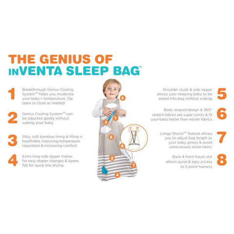 Love To Dream Inventa™ 1.0 TOG Sleep Bag (Pink) | Little Baby.