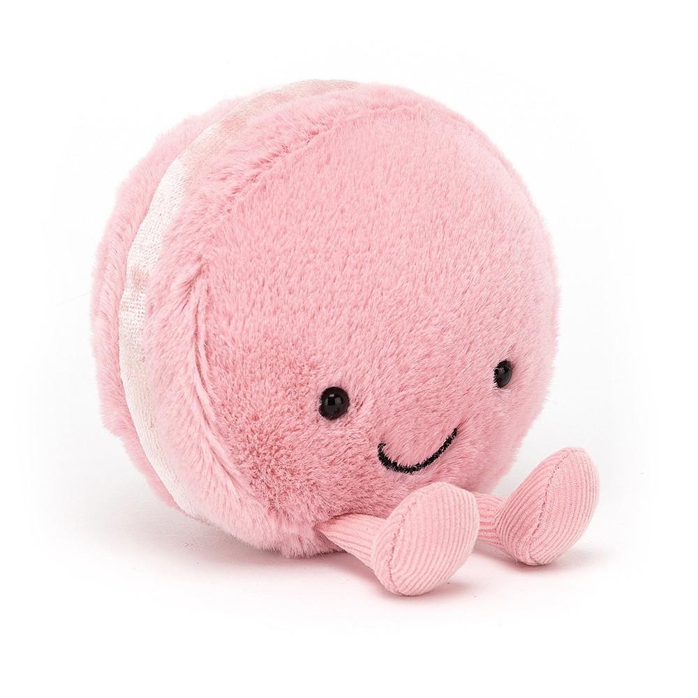 JellyCat Amuseable Macaron Raspberry - H10cm | Little Baby.