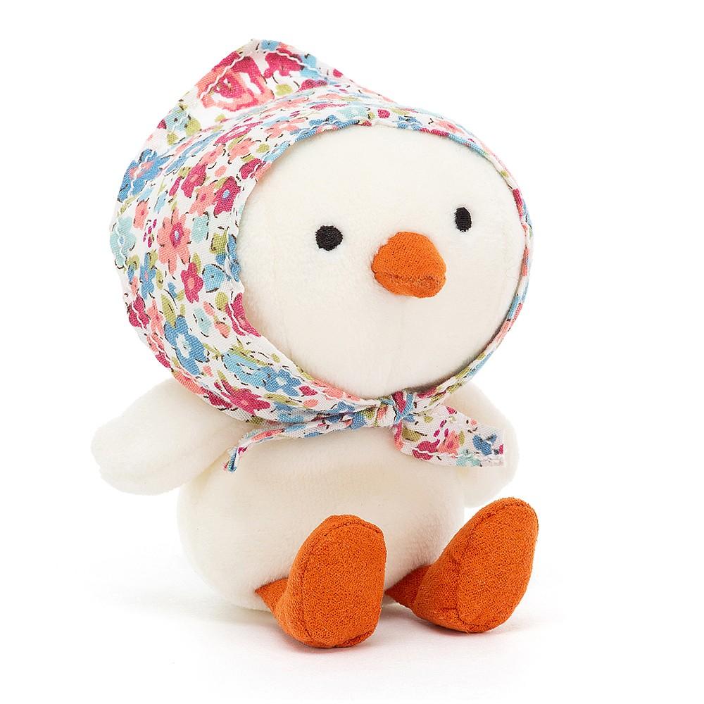 JellyCat Betty Bonnet Cream Chick - H11cm | Little Baby.