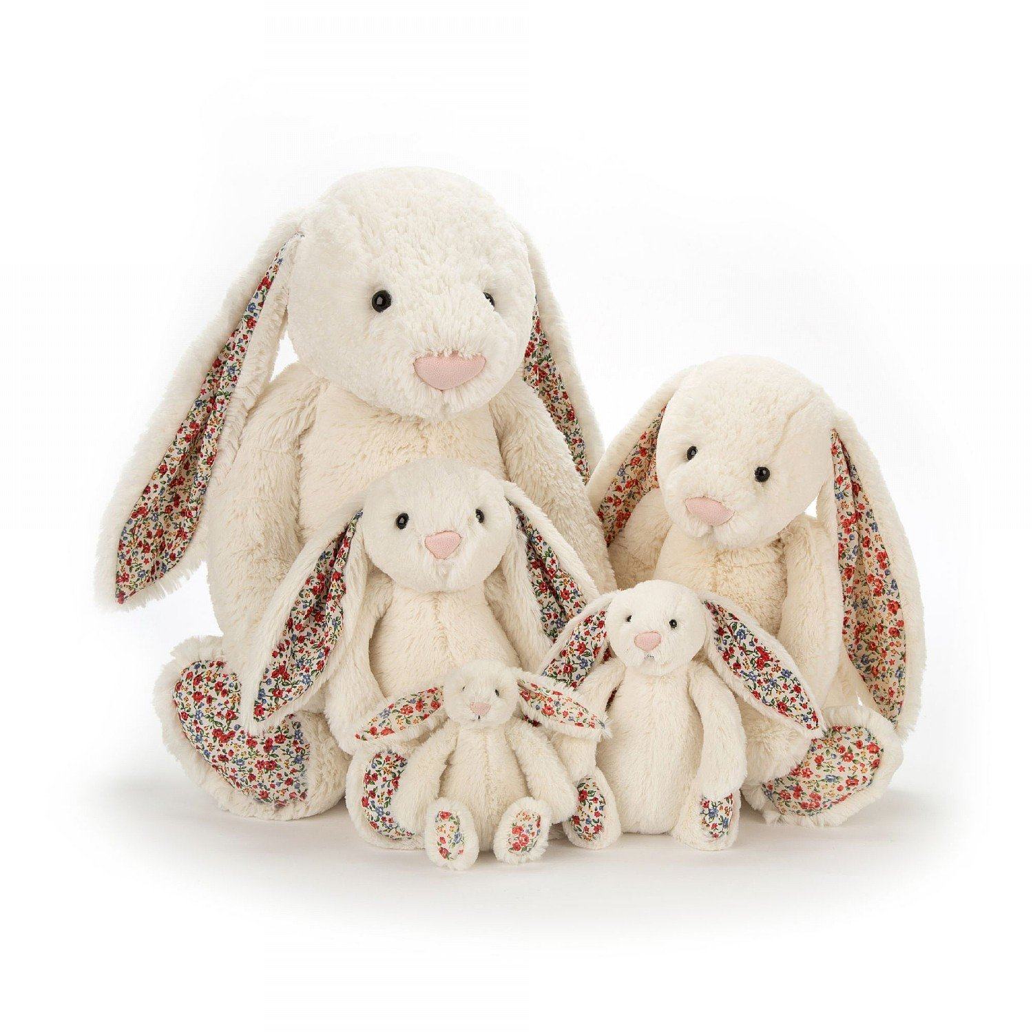 JellyCat Blossom Cream Bunny - Medium H31cm | Little Baby.