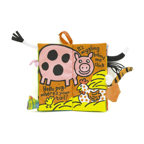 JellyCat Farm Tails Book | Little Baby.