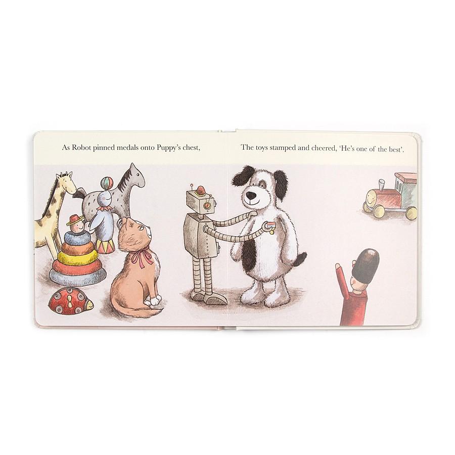 JellyCat Scruffy Puppy Book | Little Baby.