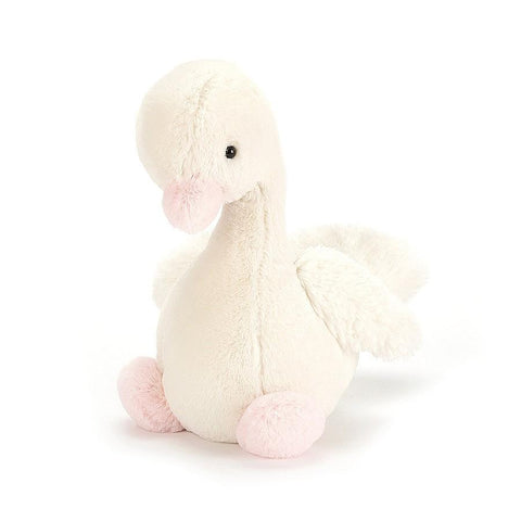 JellyCat Syllabub Swan Pink Chime - H23cm | Little Baby.