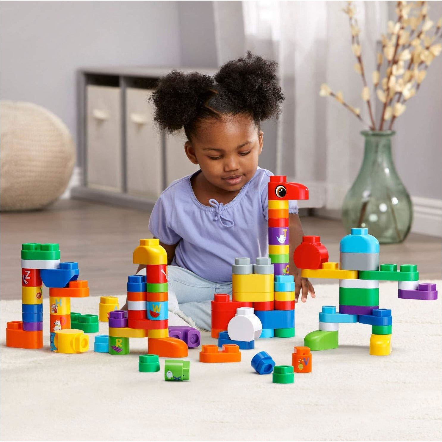 LeapFrog LeapBuilders 81 Piece Jumbo Blocks Box green | Little Baby.