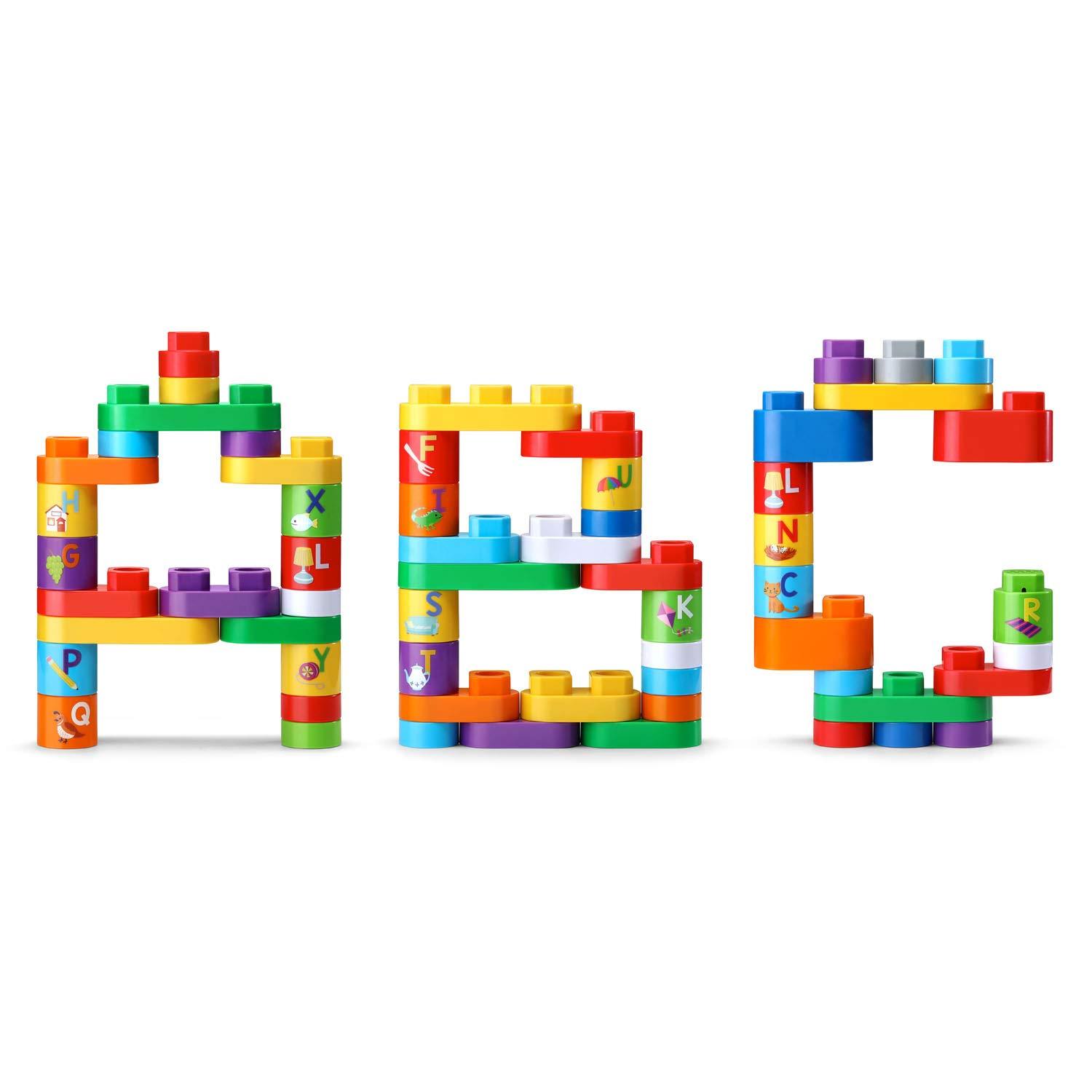 LeapFrog LeapBuilders 81 Piece Jumbo Blocks Box green | Little Baby.