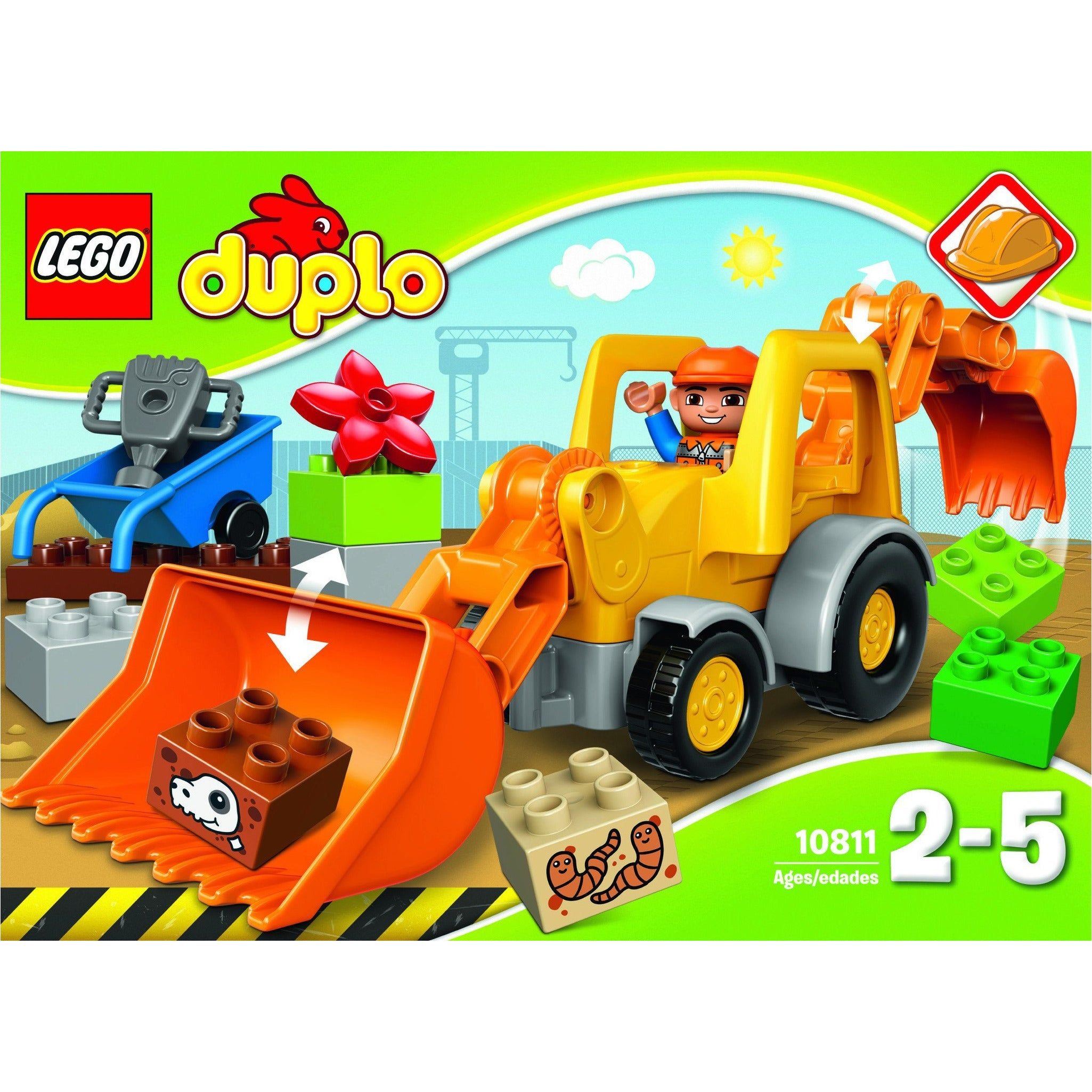 LEGO DUPLO Backhoe Loader 10811 | Little Baby.