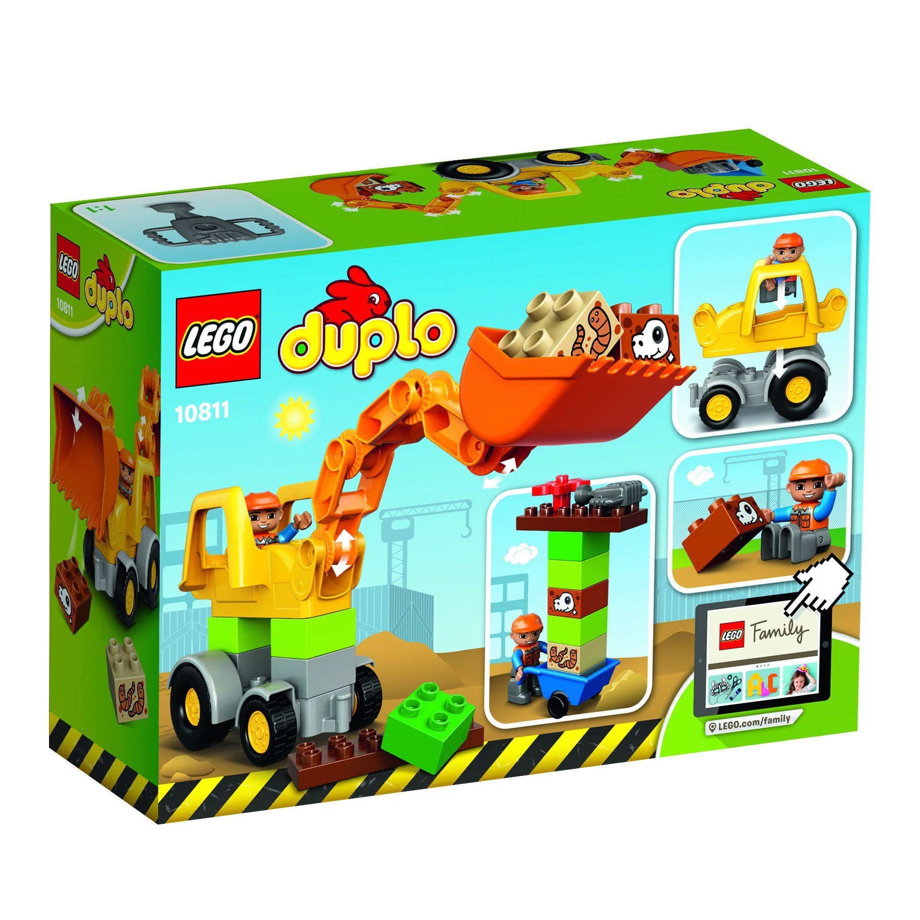 LEGO DUPLO Backhoe Loader 10811 | Little Baby.